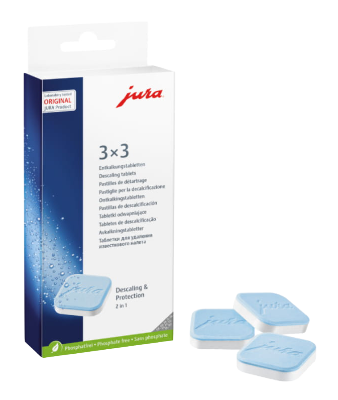 Jura - Entkalkungstablette 3x3 Blister - 61848