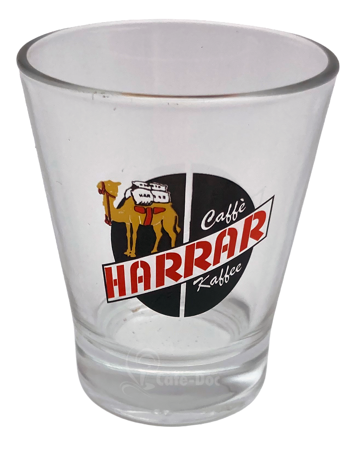 Espresso-Glas 80ml mit Logo Harrar 6er Set - EB80