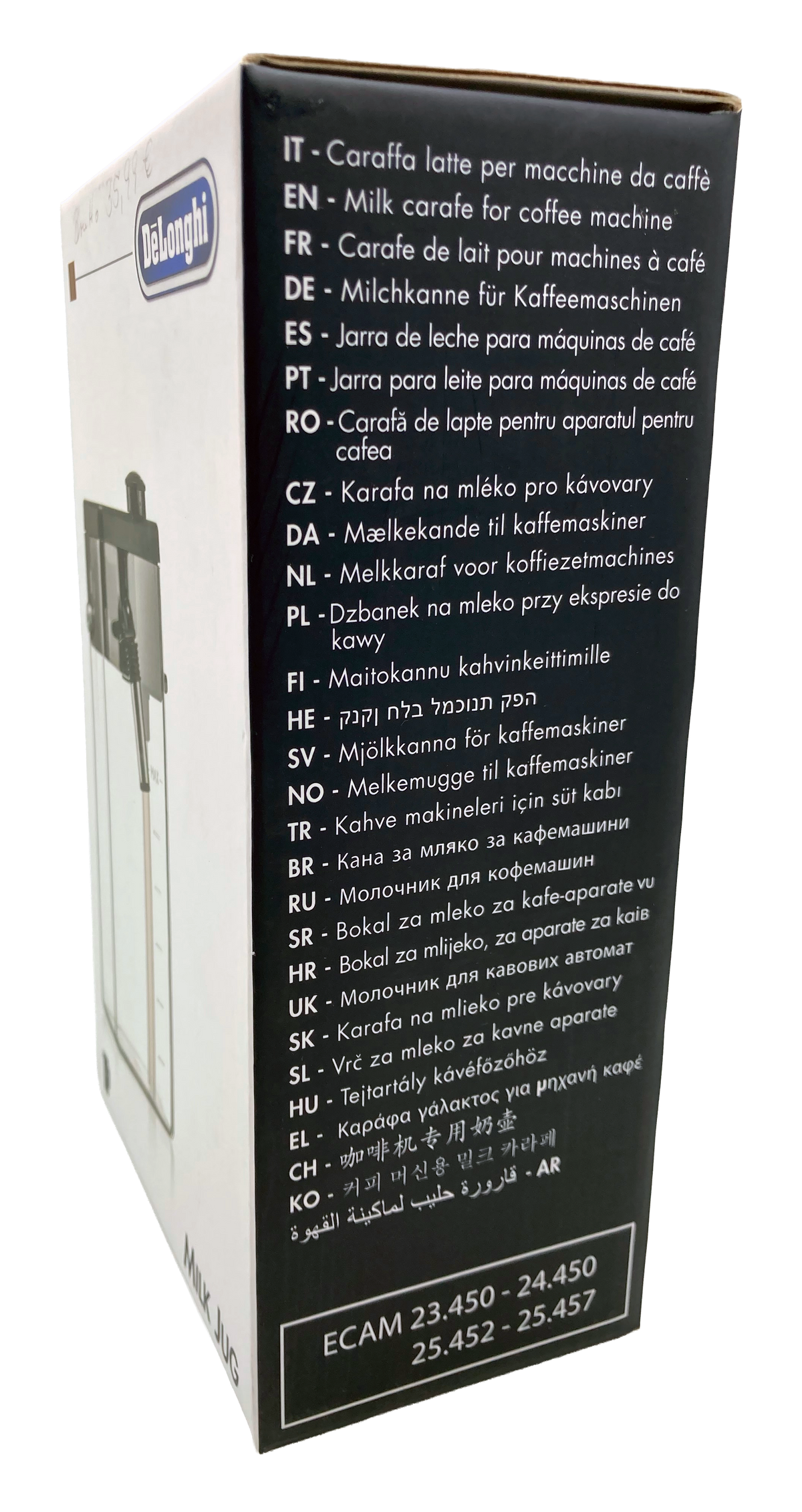 DeLonghi - Milchkanne für Kaffeemaschinen - Type DLSC005