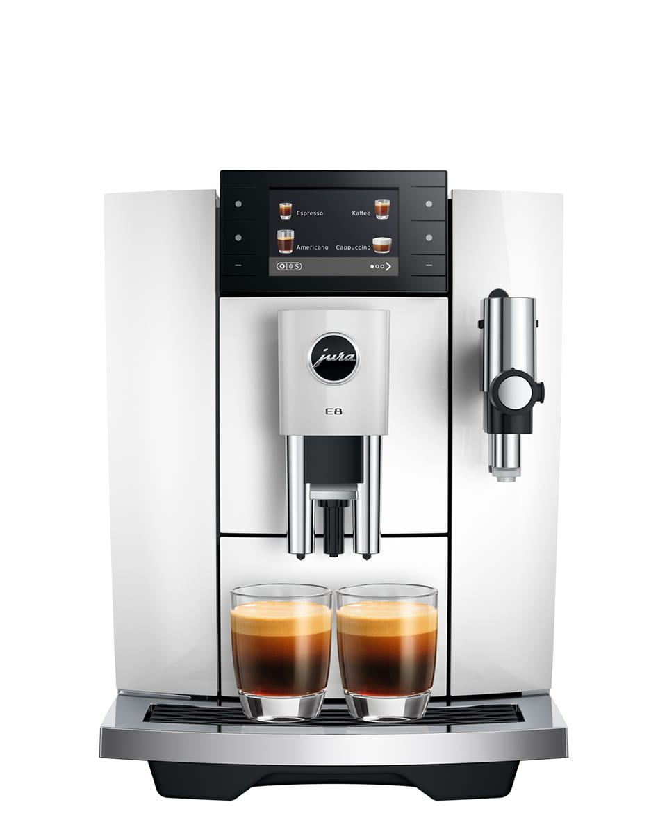 Mietgerät - Jura Kaffeevollautomat E8 (EC) Piano White - GG15585 - 699